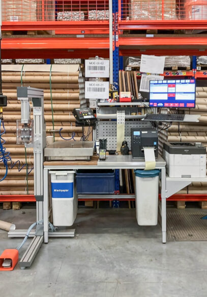 ERGO-line ERGO-Basic packing table with computer interface