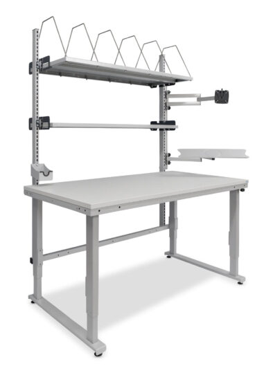 ERGO-line ERGO-Master with table structure and swivel arms for IT equipment