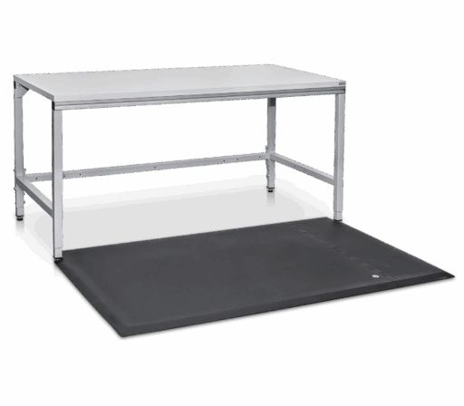 Ableitfähige Bodenmatte für ermüdungsfreies Arbeiten