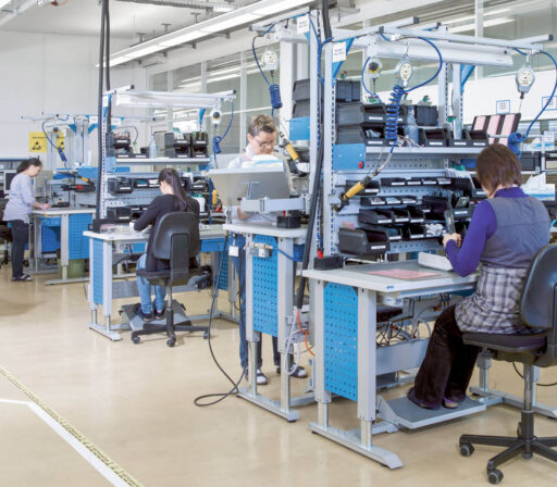 Ergonomie-Produktivitaet Ergonomische Arbeitsplatzgestaltung mit ERGO-line für gesteigerte Produktivität und Motivation